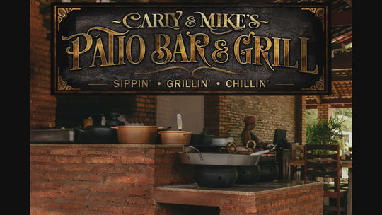 Patio Bar & Grill Sign