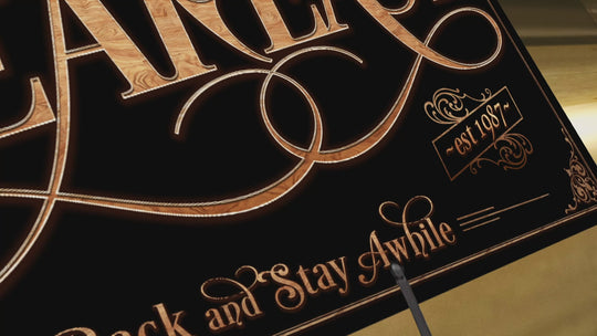 Family Speakeasy Bar Sign