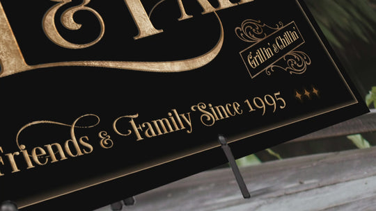 Personalized Pool & Patio Sign