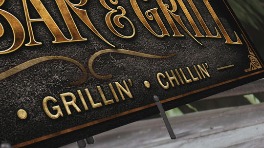 Patio Bar & Grill Sign
