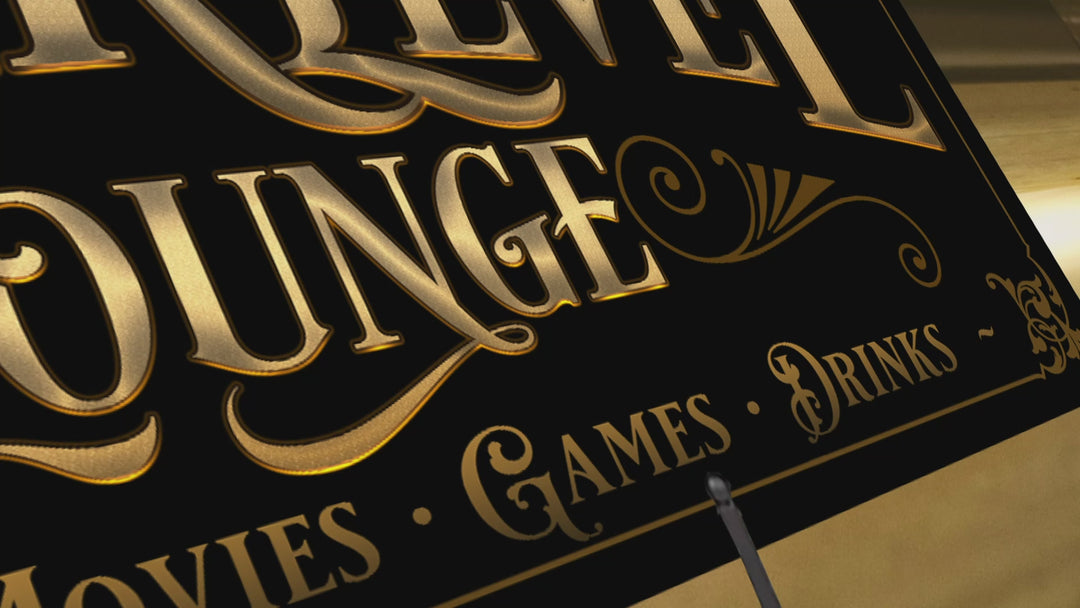 Lower Level Bar Sign - Personalized