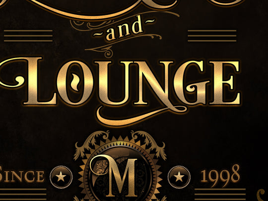 Speakeasy Bar Sign, Vertical Bar Wall Decor, Personalized Lounge Sign, Family Lounge Speakeasy , Family Name Speakeasy, Large Canvas & Metal