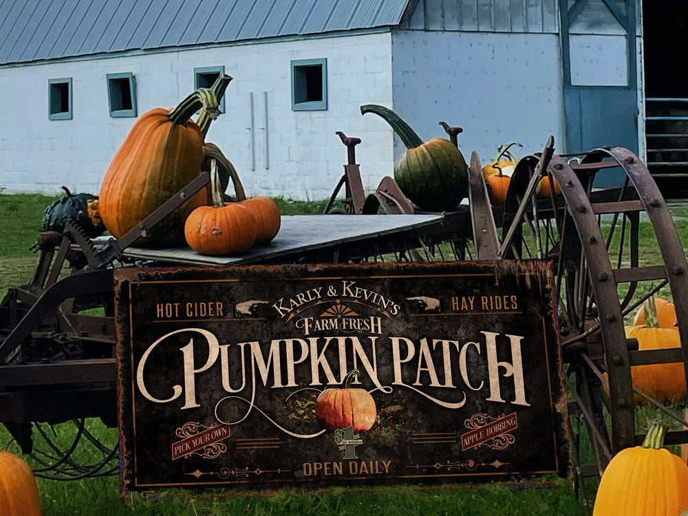 Pumpkin Farm Sign, Pumpkin Patch Sign, Farmhouse Fall Decor, Autumn Vintage Sign, Farmhouse Wall Decor, Distressed Pumpkin Patch Sign