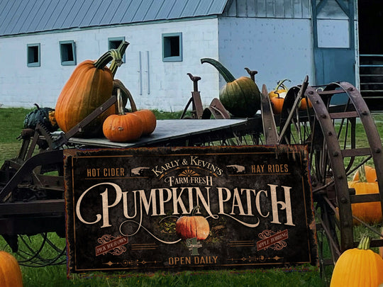 Pumpkin Farm Sign, Pumpkin Patch Sign, Farmhouse Fall Decor, Autumn Vintage Sign, Farmhouse Wall Decor, Distressed Pumpkin Patch Sign