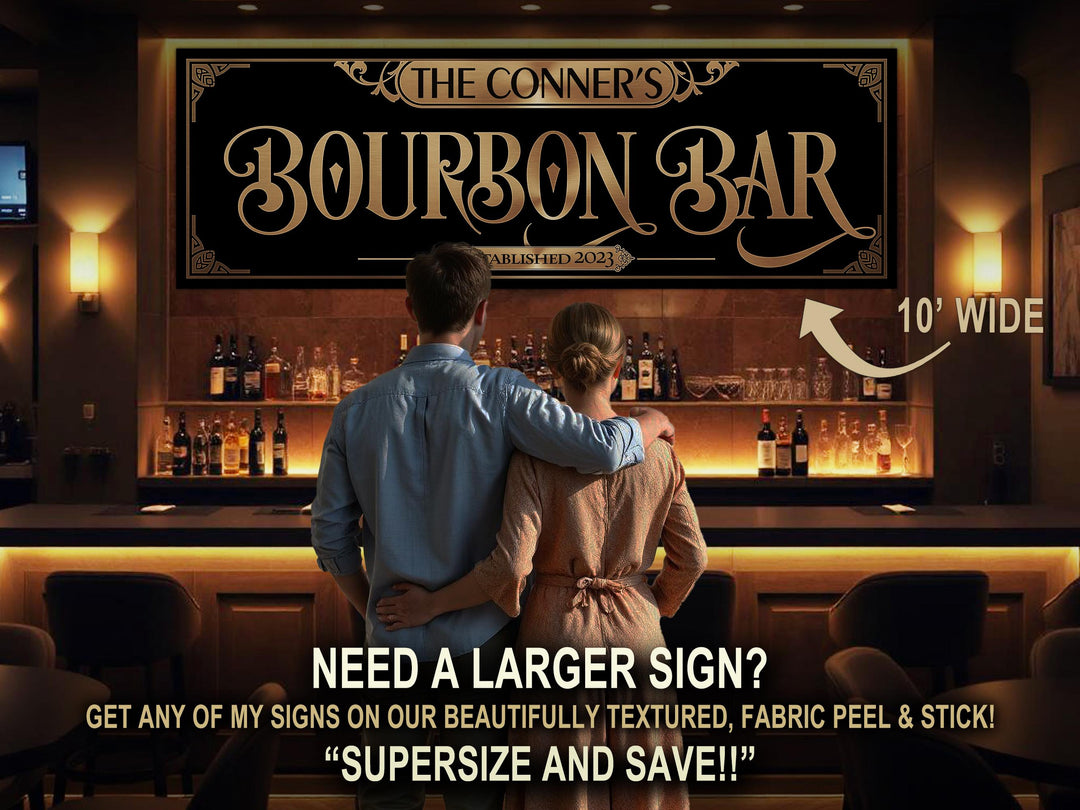 Large Wall Art, Peel and Stick, Large Personalized Signs, Large Business Signs, Sign for Business, Xlarge Custom Wall Art
