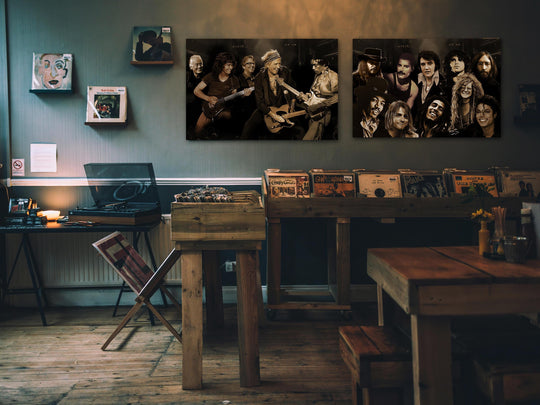 Rock Legends, Ronnie Van Zant, Freddie Mercury, Elvis Presley, Morrison, Lennon, Hendrix, Cobain, Marley, Janis Joplin and Michael Jackson