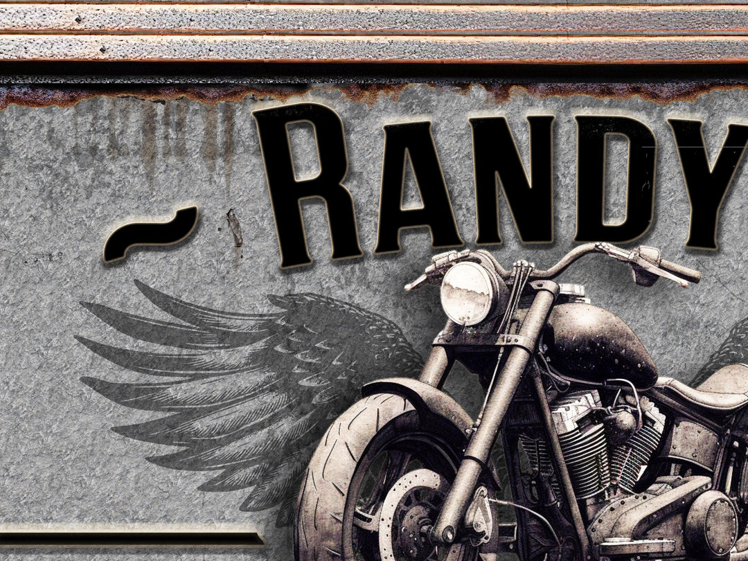Custom Garage Sign | Personalized Garage Sign | Motorcycle Sign | Can't Fix Stupid Sign | Motorcycle Repair Sign | 18"x12" Rusty Metal Sign