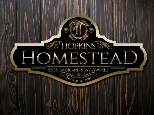 Homestead Sign | Personalized Homestead Sign | Metal Farmhouse Sign | Family Name Sign | Custom Homestead Sign | Homestead Farmhouse Sign