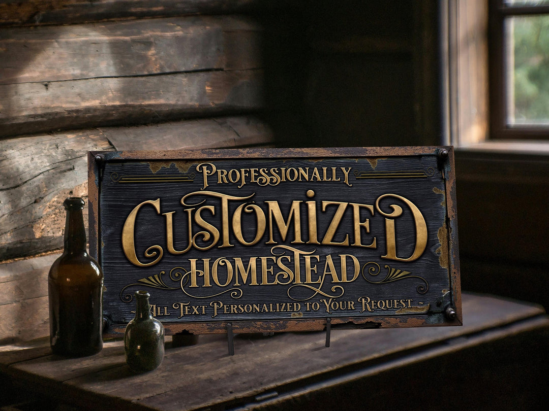 Homestead Sign, Personalized Homestead Sign, Family Name Sign, Customized Home Decor, Family Home Decor, Gift for Her, Housewarming Gift