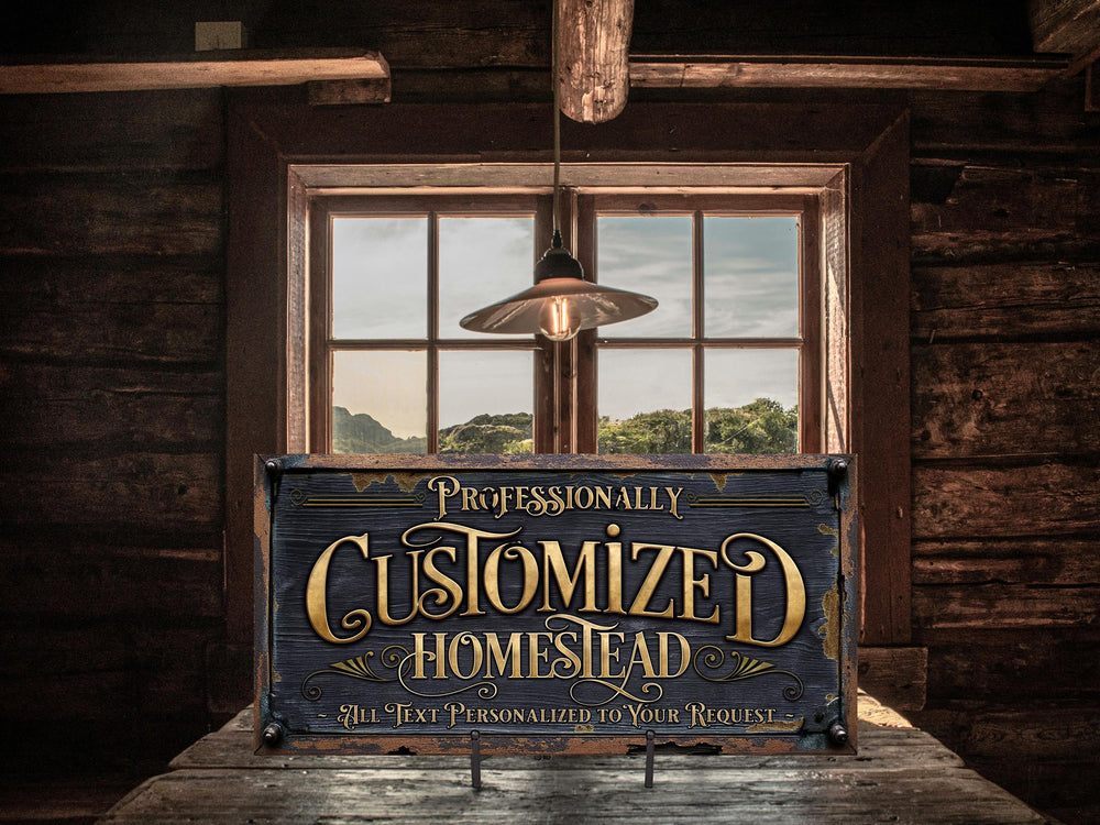 Homestead Sign, Personalized Homestead Sign, Family Name Sign, Customized Home Decor, Family Home Decor, Gift for Her, Housewarming Gift