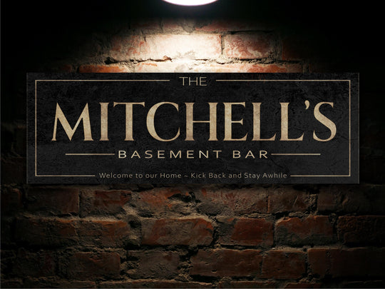 Custom Bar Signs | Choose a Pub Sign | Personalized Home Bar Sign | Bar Wall Art | Personalized Bar Art | Free International Shipping