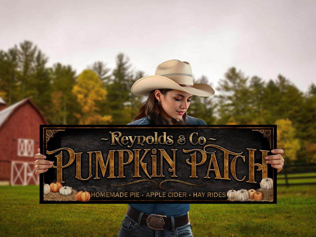 Pumpkin Patch Sign, Pumpkin Farm Sign, Vintage Pumpkin Sign, Custom Autumn Sign, Custom Pumkin Sign, Oversized Pumpkin Patch Sign