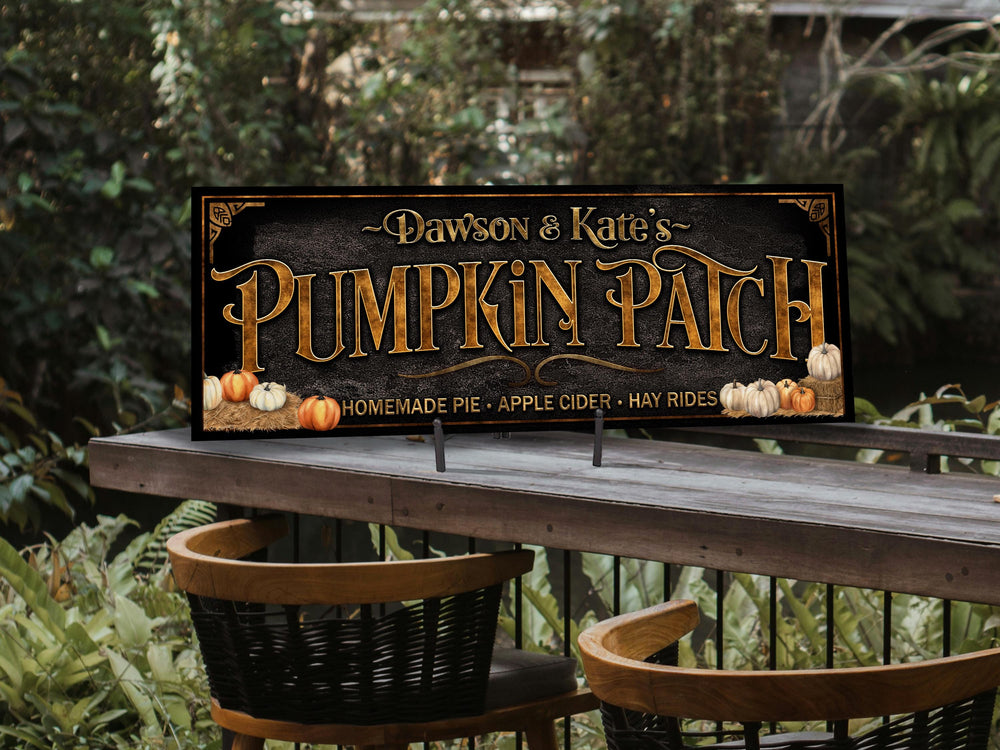 Pumpkin Patch Sign, Pumpkin Farm Sign, Vintage Pumpkin Sign, Custom Autumn Sign, Custom Pumkin Sign, Oversized Pumpkin Patch Sign