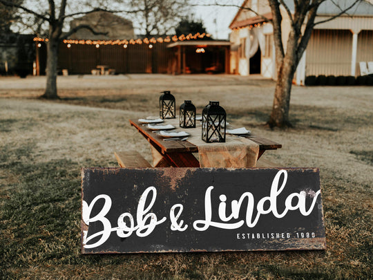 Family Name Farm Sign, Personalized Farmhouse Font Family Name Sign, Custom Family Farm Name Sign, Farmhouse Sign, Large Family Name Sign