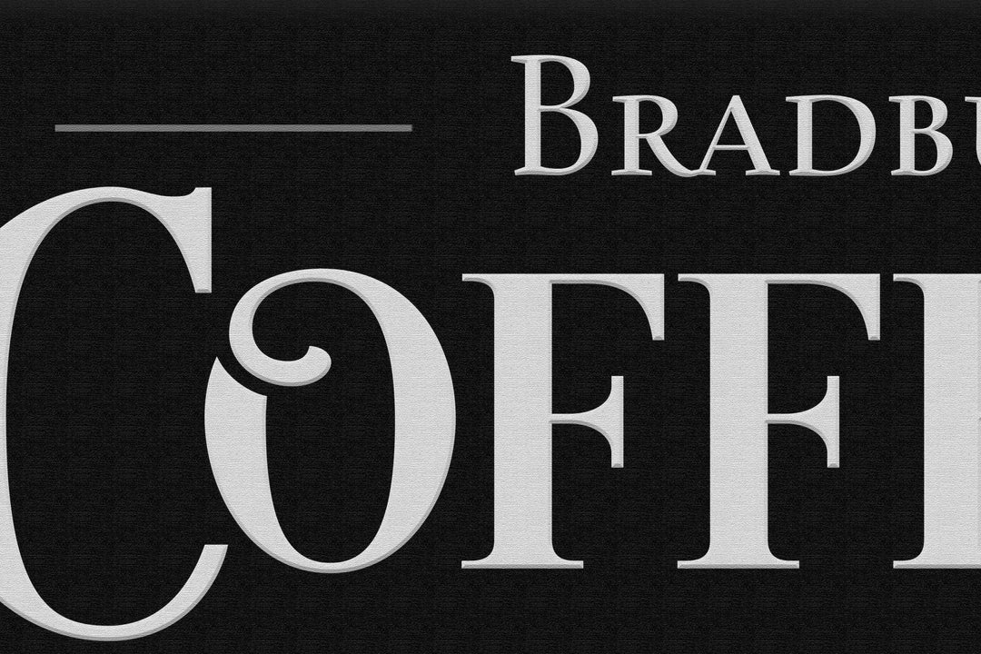 Coffee Bar Sign Black with White Letters | Personalized Family Name Coffee Sign Decor | Large Vintage Coffee Bar Sign | Coffee Bar Decor