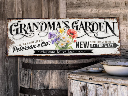 Personalized Gift for Grandma | Birth Flower Bouquet Gift for Mom Birthday Gift | Personalized Mothers Day Gift Birth Month Flower Art