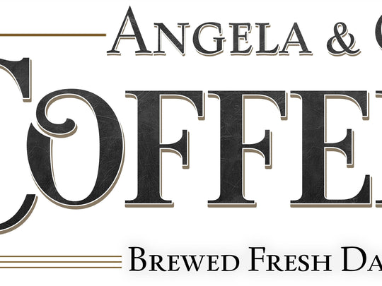 Coffee Bar Sign | Personalized Family Name Coffee Sign | Modern Farmhouse Wall Decor | Large Vintage Coffee Bar Sign | Coffee Bar Decor