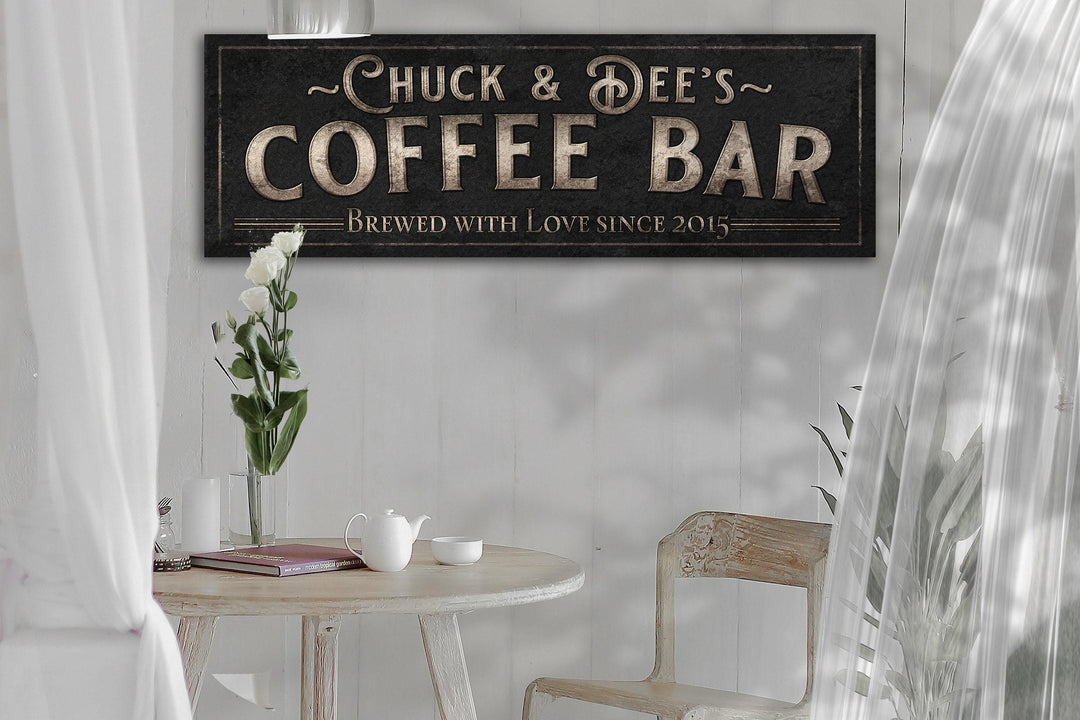 Personalized Coffee Bar Sign