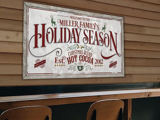 Rustic Christmas Sign | Bright Christmas Sign | Holiday Season Sign | Light Vintage | Farm Wall Decor | Distressed Sign