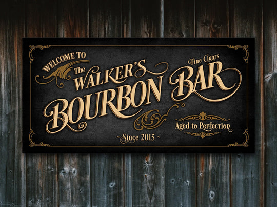 Custom Bar Sign, Bar Wall Decor, Personalized Bar Sign, Vintage Bar Signage