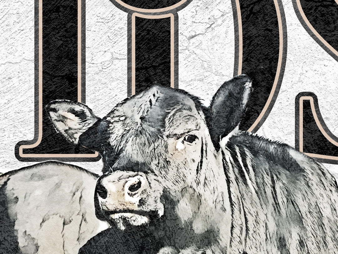 Black Angus Personalized Sign | Family Name Farmhouse Sign | Farmhouse Sign | Ranch House Plans | Farm Wall Decor | Distressed Sign