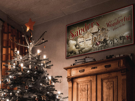 Christmas Decor Sign | Personalized Christmas Decoration | Christmas Wall Decor | Holiday Decor | Farmhouse Wall Decor | Christmas Gift