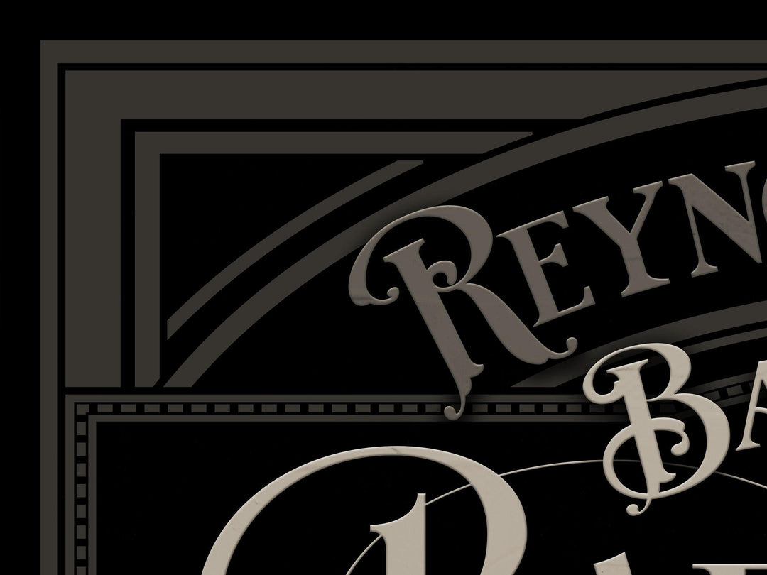 Backyard Bar & Grill | Backyard Bar Sign | Family Name Decor | Personalized Bar Sign | Modern Farmhouse | Large Metal Sign