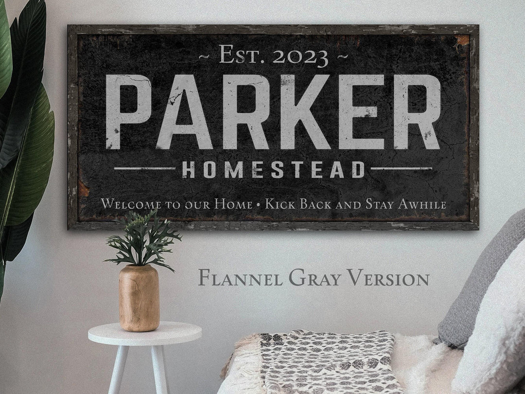 Custom Family Name Sign, Personalized Homestead Sign, Last Name Est Date Sign, Modern Farmhouse Personalized Sign