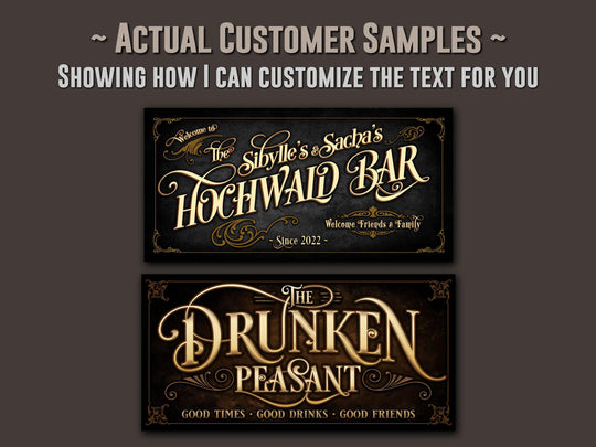 Lower Level Bar Sign | Personalized Bar Sign | Lower Level Sign | Man Cave Decor | Man Cave Sign