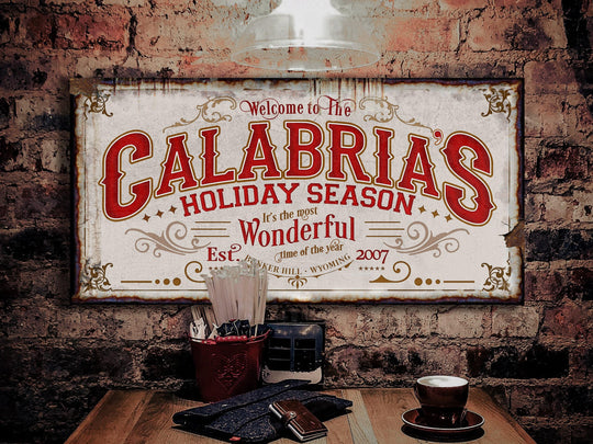 Rustic Christmas Sign | Christmas Decor Sign | Holiday Season Sign | Ranch House Plans | Farm Wall Decor | Distressed Sign