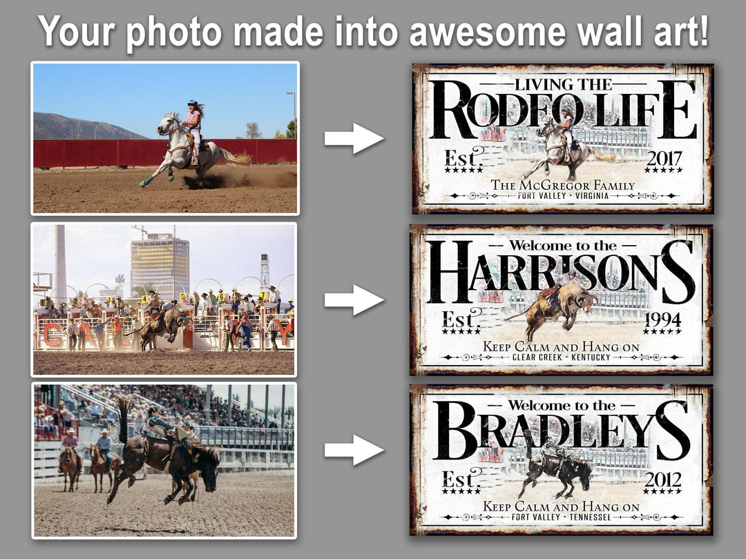Personalized Rodeo Sign | Last Rodeo Bachelorette Gift | Rodeo Wall Art | Rodeo Cowboy Art | Rodeo Wall Decor | Custom Rodeo Sign | Cowgirl