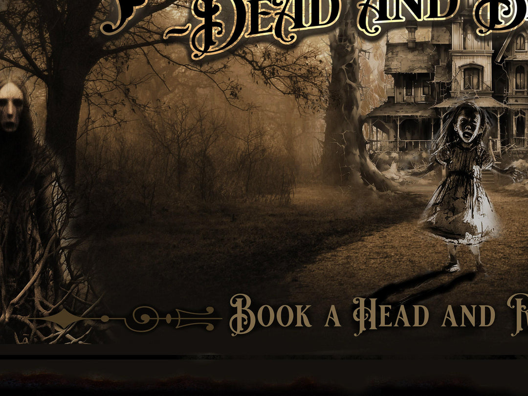 Dead and Breakfast Halloween Sign | Scary Halloween Sign | Halloween Evil Sign | Creepy Halloween Sign | Outdoor or Indoor Halloween Sign