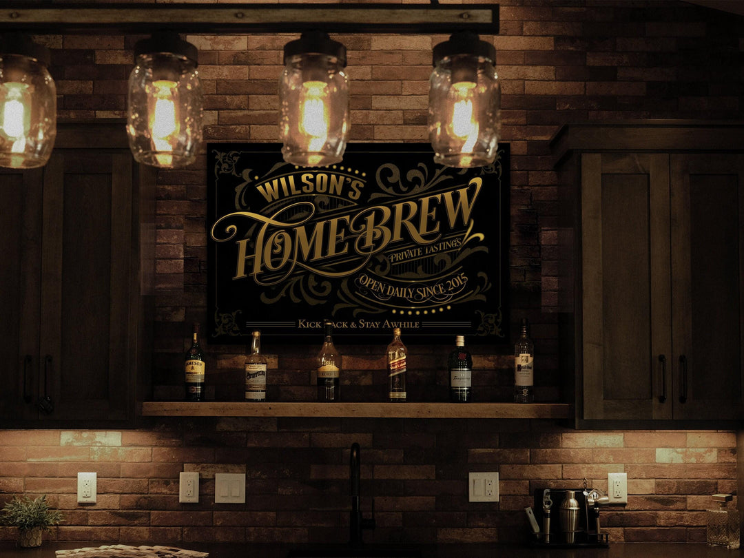 Homebrewing Sign | Custom Home Brew Bar Sign | Beer Tastings Sign | Vintage Beer Sign | Homebrew Sign | Distressed Beer Sign