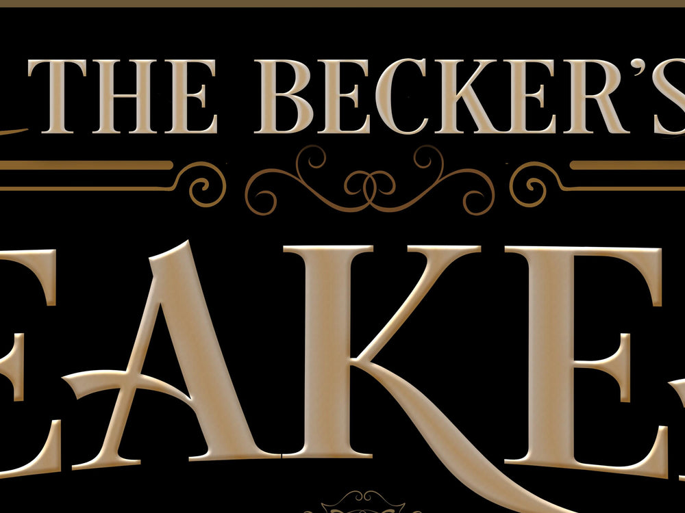 Personalized Speakeasy Cigar Bar Sign | Custom Name Speakeasy Sign | Family Speakeasy Sign | Modern Farmhouse Decor | Large Metal Sign