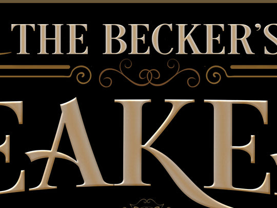 Personalized Speakeasy Cigar Bar Sign | Custom Name Speakeasy Sign | Family Speakeasy Sign | Modern Farmhouse Decor | Large Metal Sign