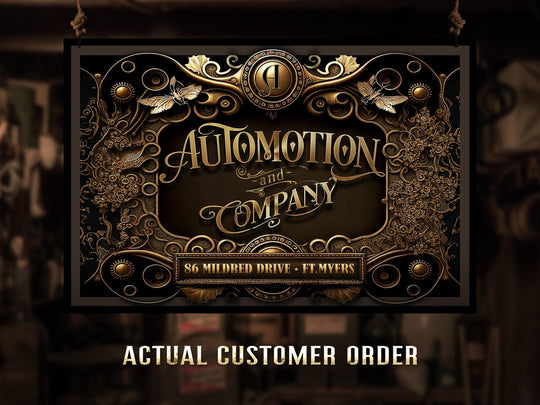 Personalized Steampunk Sign, Steampunk Wall Art, Steampunk Metal Wall Art, Family Name Sign, Steampunk Wall Decor, Canvas Sign, Metal Sign