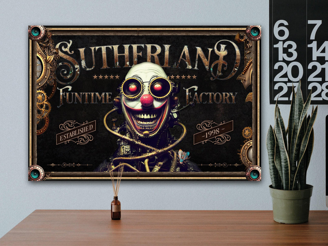 Steampunk | Steampunk Decor | Steampunk Art | Steampunk Wall Art | Steampunk Wall Decor | Steampunk Game Room | Metal Print