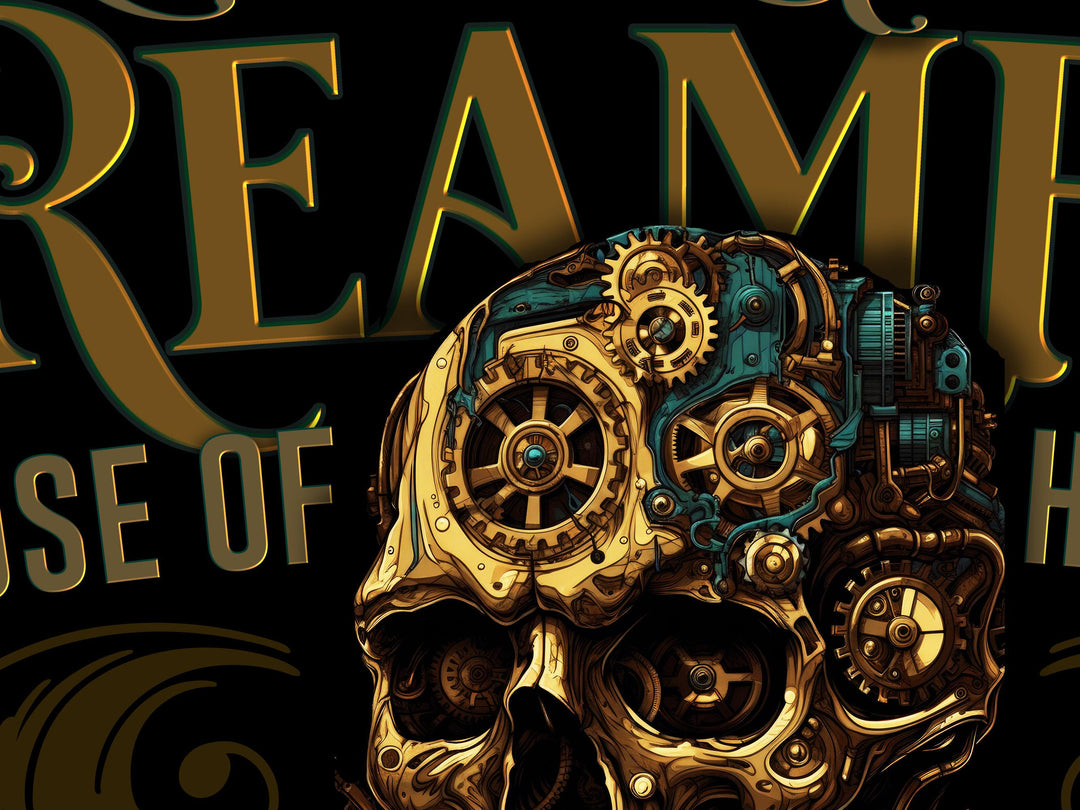Custom Steampunk Skull Halloween Sign | Halloween Steampunk Sign | Scary Halloween Sign | House of Horrors Sign | Personalized Skull Sign
