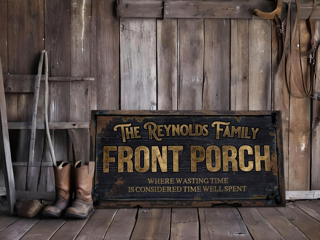Personalized Porch Signs for Front Porch Decor