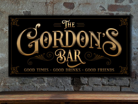 Custom Bar Sign | Personalized Bar Sign | Man Cave Decor | Man Cave Sign