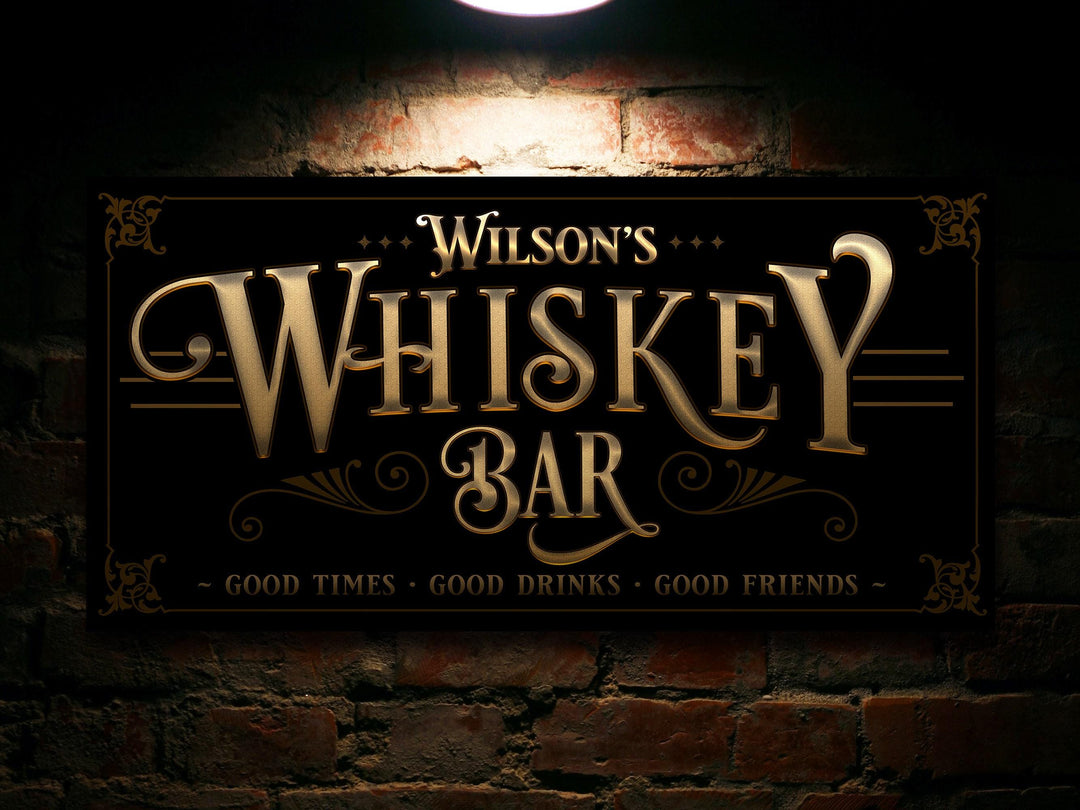 Whiskey Gift | Whiskey Bar Sign | Whiskey Decor | Man Cave Decor | Man Cave Sign