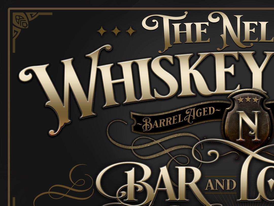 Whiskey and Wine Bar Sign | Whiskey Bar Sign | Wine Bar Sign | Personalized Whiskey Bar Decor | Personalized Whiskeyand Wine Bar Sign