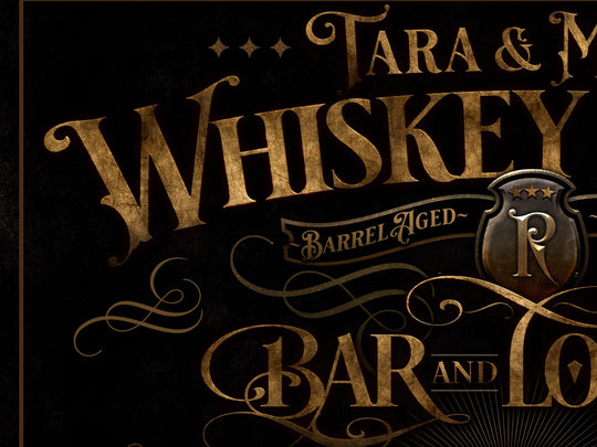 Rustic Whiskey and Wine Bar Sign | Whiskey Bar Sign | Wine Bar Sign | Personalized Whiskey Bar Decor | Personalized Whiskey and Wine Bar