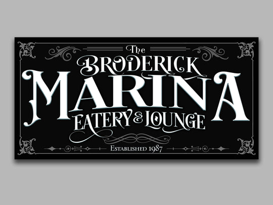 Personalized Lake House Marina Sign | Custom Family Marina Sign | Family Marina Lake House | Summer Lake House Decor | Custom Lake Sign