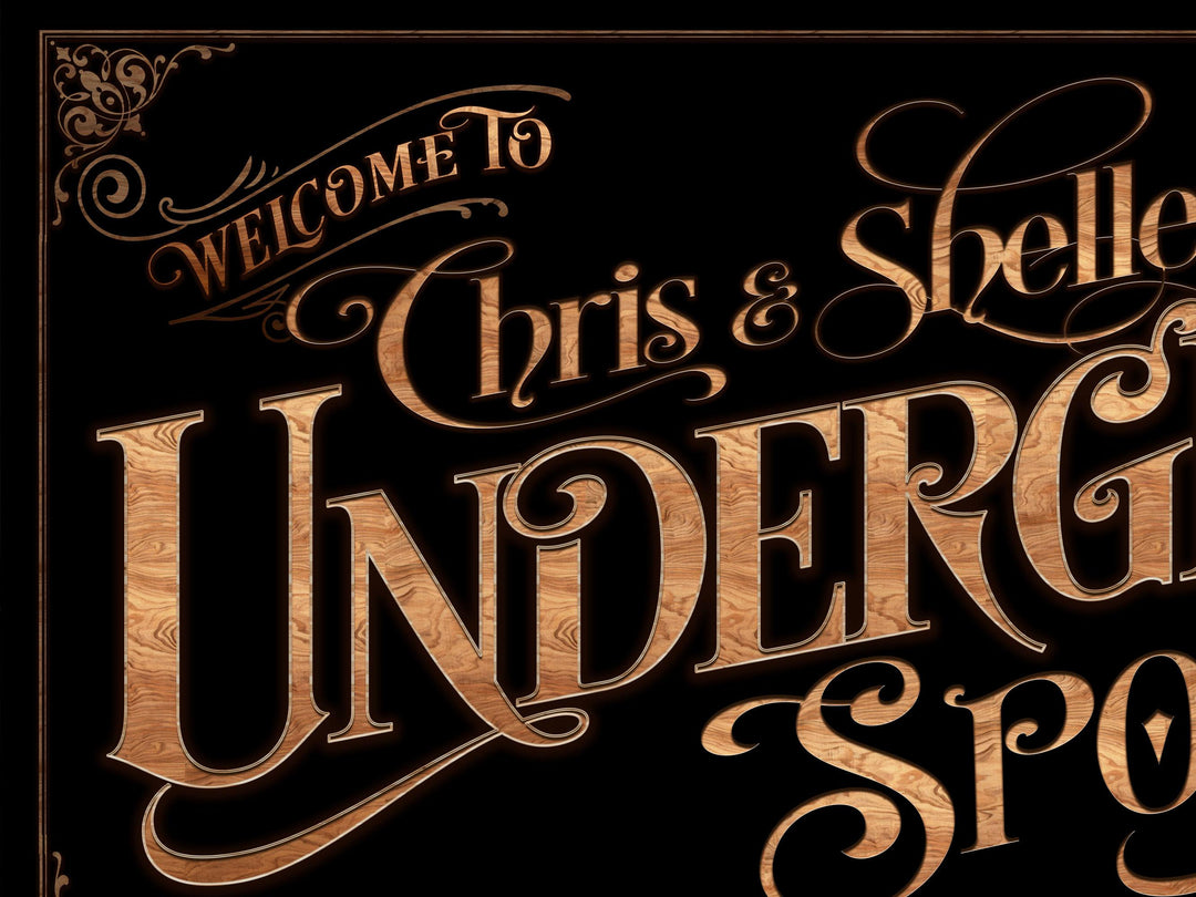Personalized Sports Bar Sign - Metal or Canvas! | Custom Sports Bar Sign | Farmhouse Sign | Underground Bar | Customized Sports Bar Sign