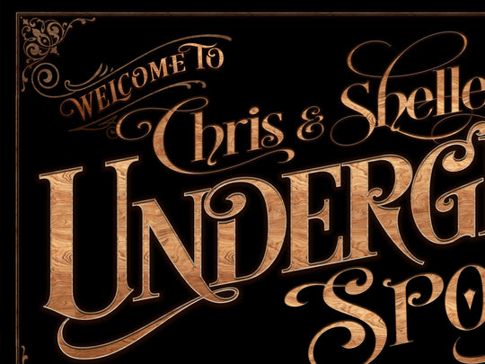 Personalized Sports Bar Sign - Metal or Canvas! | Custom Sports Bar Sign | Farmhouse Sign | Underground Bar | Customized Sports Bar Sign
