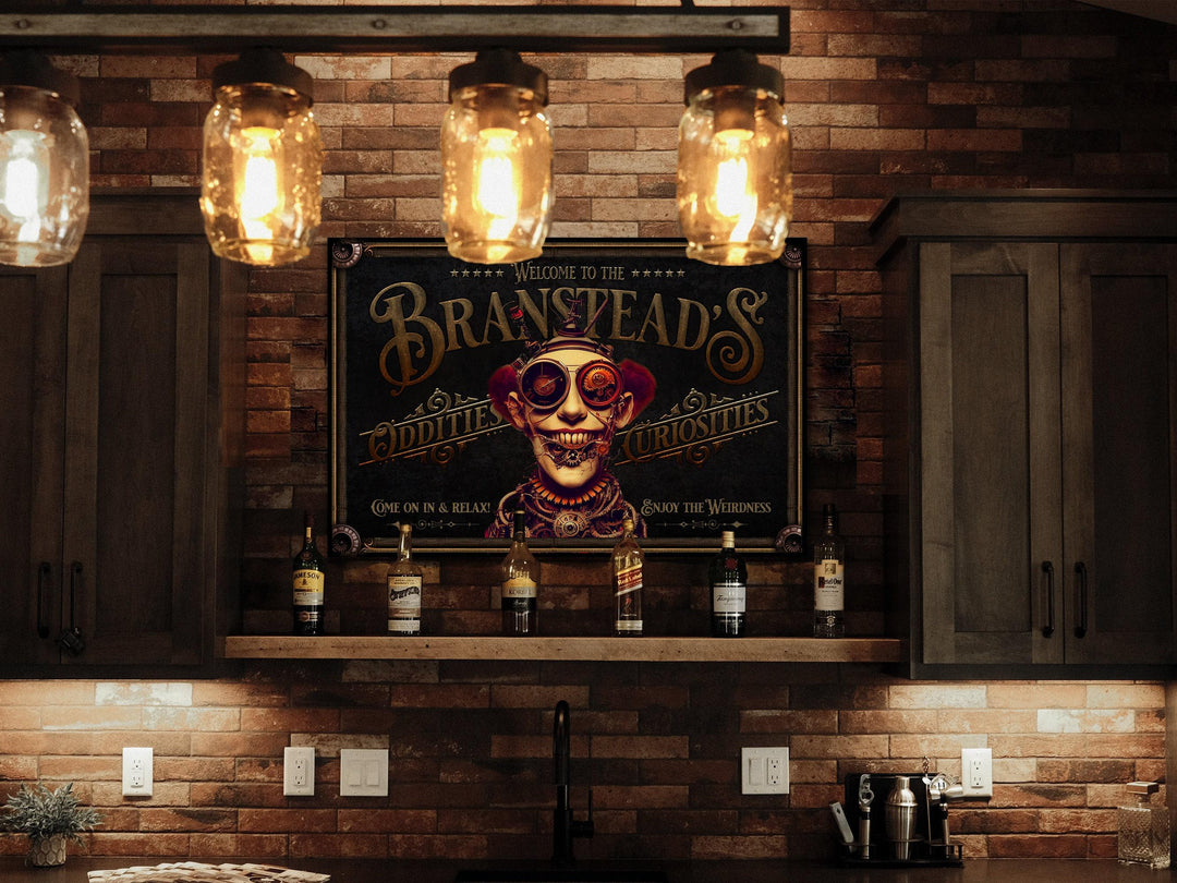 Steampunk | Steampunk Decor | Steampunk Personalized with Last Name | Steampunk Wall Art | Steampunk Wall Decor | Steampunk Game Room