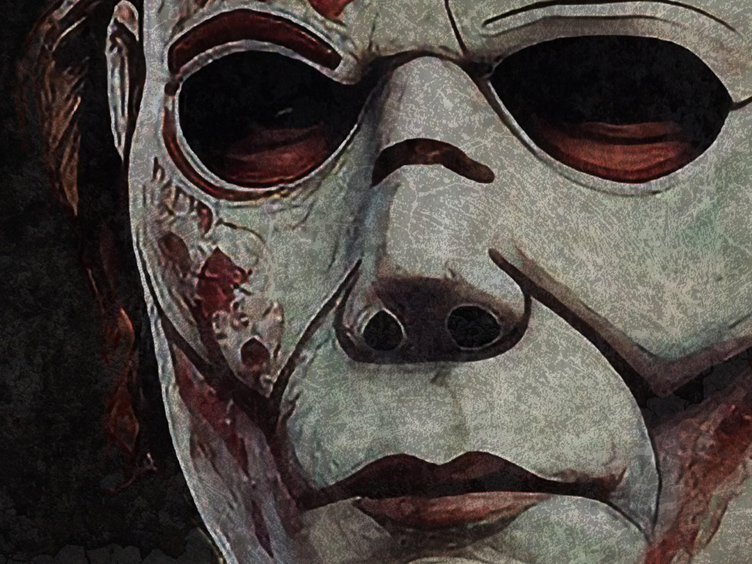 Michael Myers Halloween Sign, Creepy Halloween Sign, Custom Halloween Sign, Scary Sign, Large Canvas or Metal