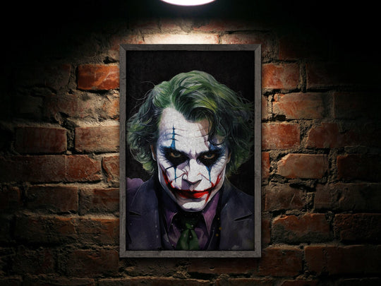 Joker Halloween Sign, Creepy Halloween Sign, Custom Halloween Sign, Scary Sign, Large Canvas or Metal