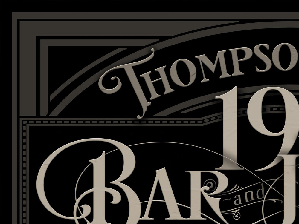 19th Hole Bar Sign 2 | Personalized 19th Hole Sign | Golf Sign Style Two | Aluminum Golf Sign | Golf Lounge Sign | Metal Print